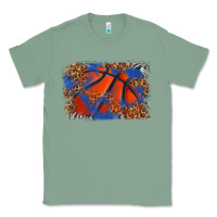 Sage basketball background Classic Tee - texasbilliewilder