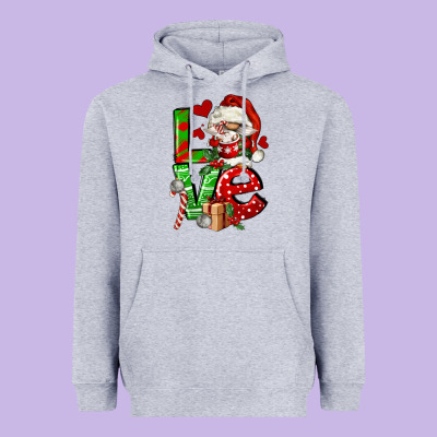 Love Gnomes Heavyweight Hoodie Designed By Fadigitalartstudio