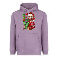 Lavender love gnomes Heavyweight Hoodie - FaDigitalArtStudio