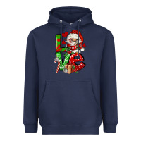 Navy love gnomes Heavyweight Hoodie - FaDigitalArtStudio