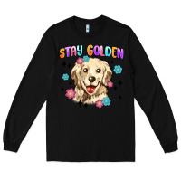 Black stay golden Long Sleeve Tee - MaliasSmallBusiness