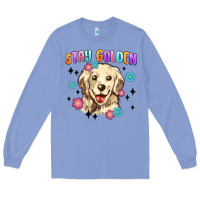 Colony Blue stay golden Long Sleeve Tee - MaliasSmallBusiness