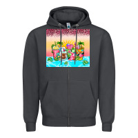 Smoke beach summer coffee cups Zipper Hoodie - Zillion Design Studio