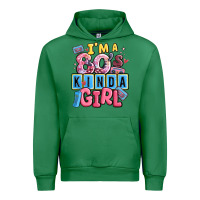 Emerald i'm a 80's kinda girl Urban Hoodie - MaliasSmallBusiness
