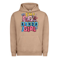 Pigment Burro i'm a 80's kinda girl Urban Hoodie - MaliasSmallBusiness