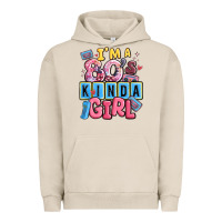 Pigment French Oak i'm a 80's kinda girl Urban Hoodie - MaliasSmallBusiness