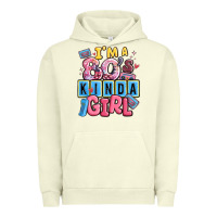Pigment Pistachio i'm a 80's kinda girl Urban Hoodie - MaliasSmallBusiness