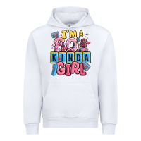 White i'm a 80's kinda girl Urban Hoodie - MaliasSmallBusiness