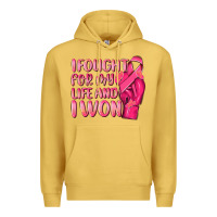 Antique Gold i fought for my life and i won Premium Hoodie - NancyCooperArtShop