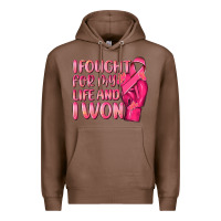 Chestnut i fought for my life and i won Premium Hoodie - NancyCooperArtShop