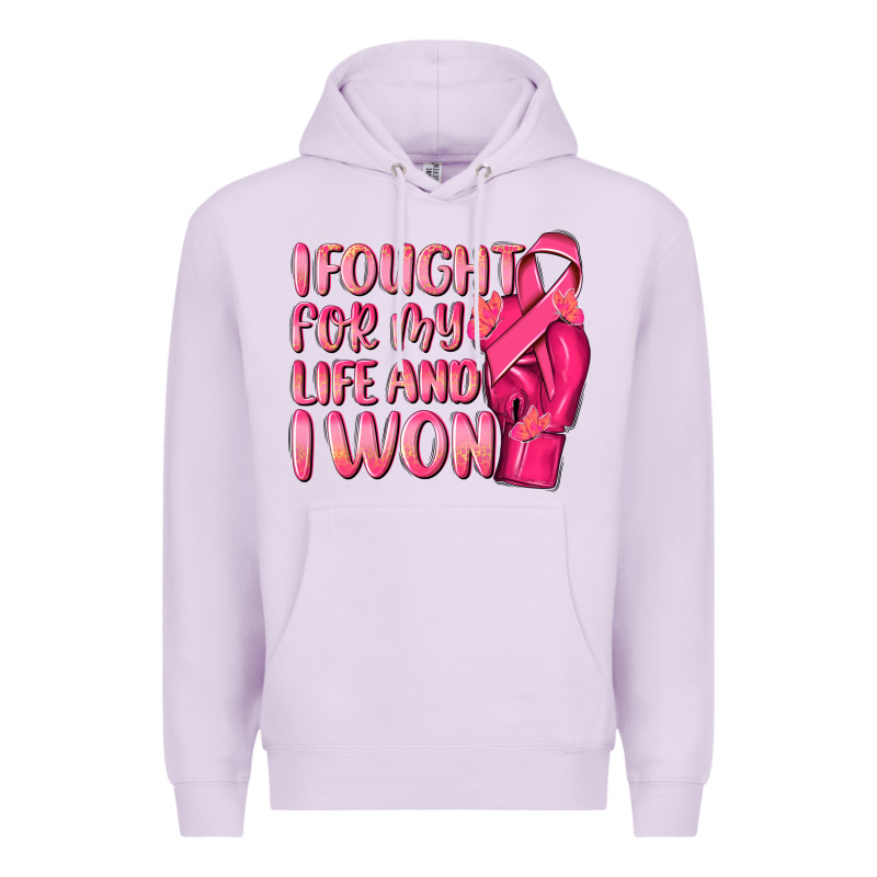 I Fought For My Life And I Won Premium Hoodie by NancyCooperArtShop | Teevron