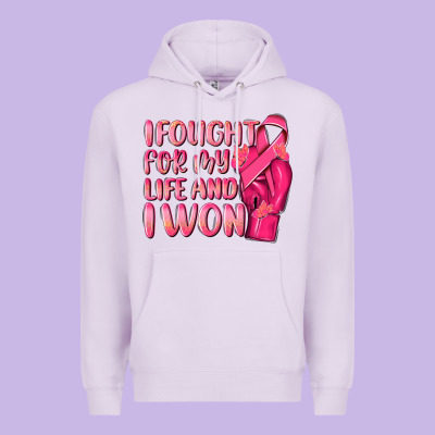 I Fought For My Life And I Won Premium Hoodie Designed By Nancycooperartshop