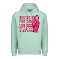 Seafoam i fought for my life and i won Premium Hoodie - NancyCooperArtShop