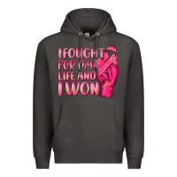 Smoke i fought for my life and i won Premium Hoodie - NancyCooperArtShop