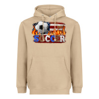 Mushroom western american flag soccer Heavyweight Hoodie - HRA Design Shop