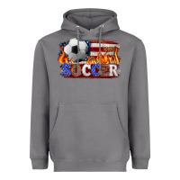 Storm western american flag soccer Heavyweight Hoodie - HRA Design Shop