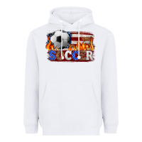 White western american flag soccer Heavyweight Hoodie - HRA Design Shop