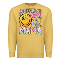 Antique Gold somebody's feral mama Premium Sweatshirt - JahusDesignShop