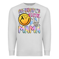 Dove Grey somebody's feral mama Premium Sweatshirt - JahusDesignShop