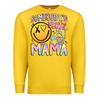 Lemon somebody's feral mama Premium Sweatshirt - JahusDesignShop