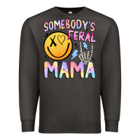 Smoke somebody's feral mama Premium Sweatshirt - JahusDesignShop
