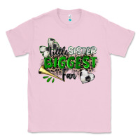 Bubblegum Pink little sister biggest fan soccer Classic Tee - Zillion Design Studio
