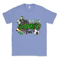 Colony Blue little sister biggest fan soccer Classic Tee - Zillion Design Studio