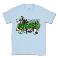 Dusty Blue little sister biggest fan soccer Classic Tee - Zillion Design Studio