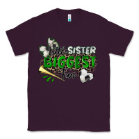 Plum little sister biggest fan soccer Classic Tee - Zillion Design Studio