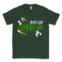 Sports Green little sister biggest fan soccer Classic Tee - Zillion Design Studio