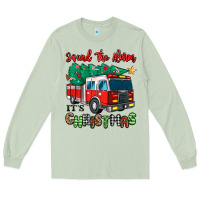 Matcha sound the alarm its christmas fire truck Long Sleeve Tee - MaliasSmallBusiness