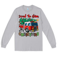 Moon Dust sound the alarm its christmas fire truck Long Sleeve Tee - MaliasSmallBusiness