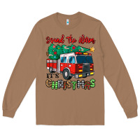 Toasted Coconut sound the alarm its christmas fire truck Long Sleeve Tee - MaliasSmallBusiness
