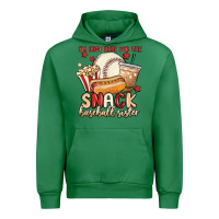 Emerald i'm just here for the snack baseball sister Urban Hoodie - MaliasSmallBusiness