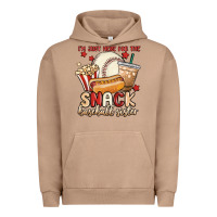 Pigment Burro i'm just here for the snack baseball sister Urban Hoodie - MaliasSmallBusiness