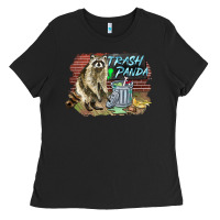Black raccoon trash panda Ladies Tee - BarkalooDesign