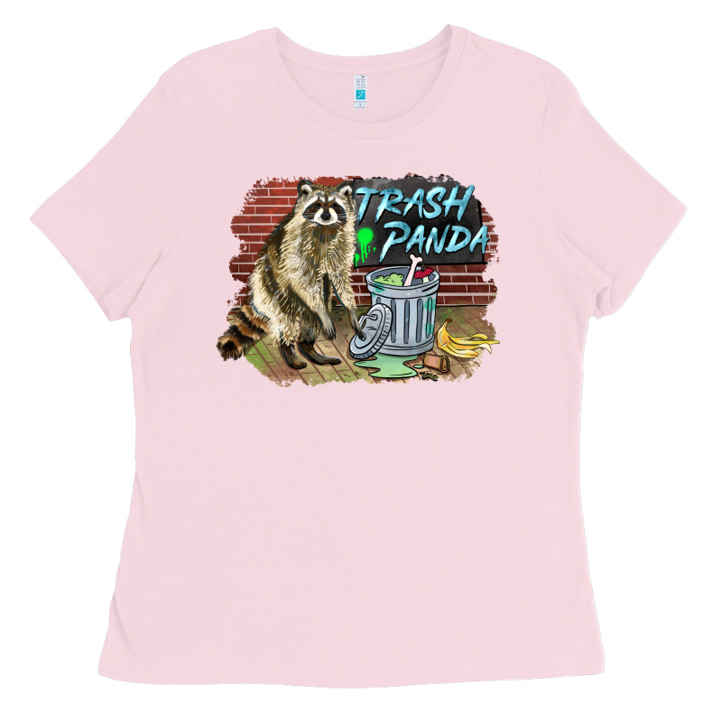 Raccoon Trash Panda Ladies Tee by BarkalooDesign | Teevron