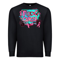 Black fuck cancer Premium Sweatshirt - AdoDesignShop