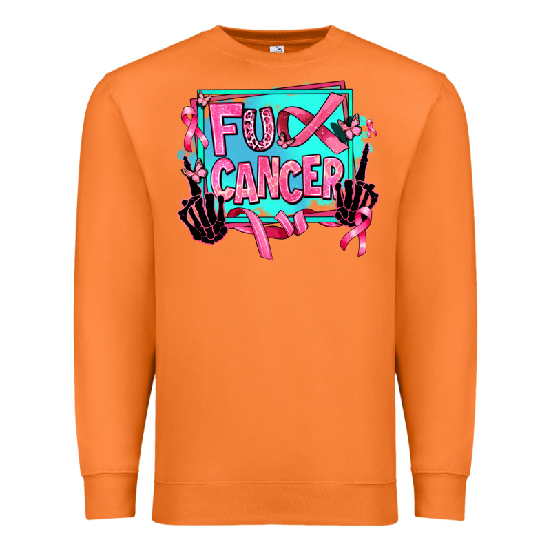 Fuck Cancer Premium Sweatshirt by AdoDesignShop | Teevron