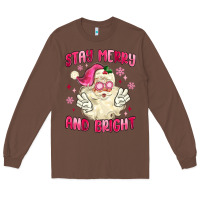 Chestnut stay merry and bright Long Sleeve Tee - MaliasSmallBusiness
