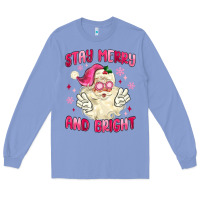 Colony Blue stay merry and bright Long Sleeve Tee - MaliasSmallBusiness