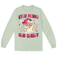 Matcha stay merry and bright Long Sleeve Tee - MaliasSmallBusiness