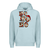 Blue Mist ho ho ho western christmas Premium Hoodie - Jasminsmagicworld