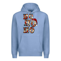 Colony Blue ho ho ho western christmas Premium Hoodie - Jasminsmagicworld