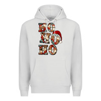 Dove Grey ho ho ho western christmas Premium Hoodie - Jasminsmagicworld