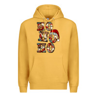 Mustard ho ho ho western christmas Premium Hoodie - Jasminsmagicworld