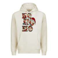 Oatmeal Heather ho ho ho western christmas Premium Hoodie - Jasminsmagicworld