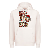 Pale Pink ho ho ho western christmas Premium Hoodie - Jasminsmagicworld