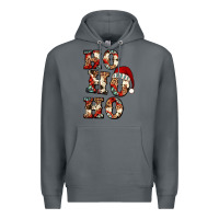 Rock ho ho ho western christmas Premium Hoodie - Jasminsmagicworld