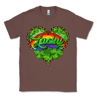 Chestnut lucky heart with leopard Classic Tee - RanaPortraitStore